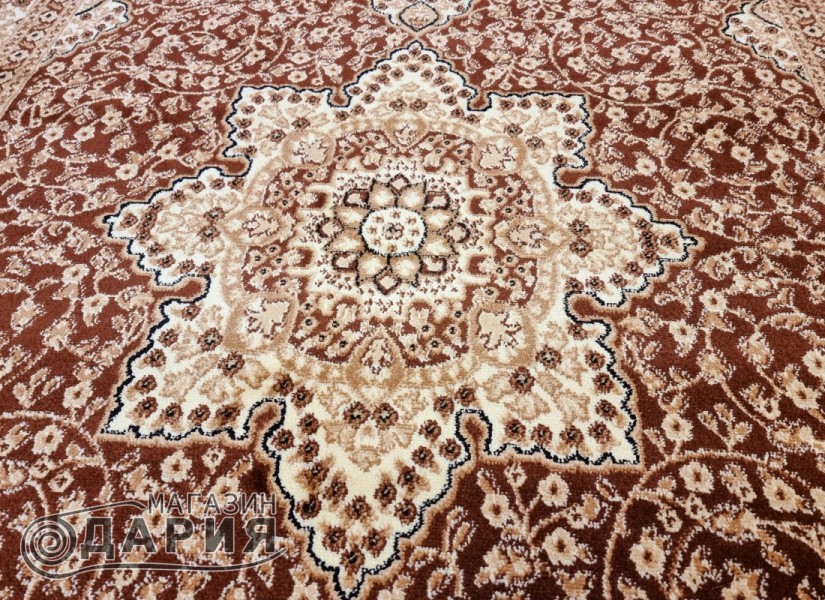 Тъкан персийски килим Blue stones d170_brown